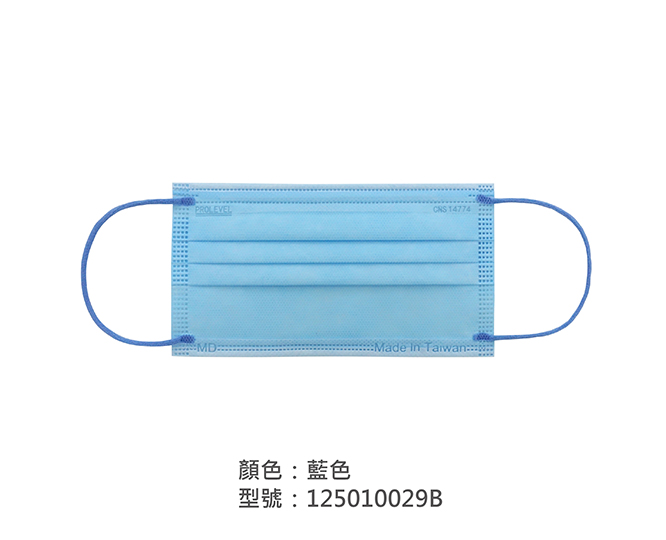 平面醫療用口罩/成人 125010029B|平面口罩/一般成人口罩系列